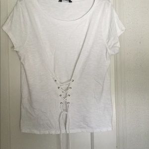 White Project Runway top